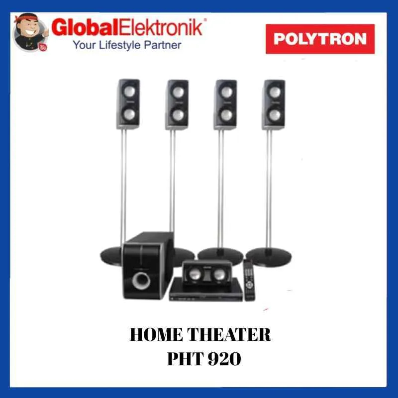 POLYTRON HOME THEATER POLYTRON PHT920 HOME THEATER SPEAKER UNIT CUCI GUDANG