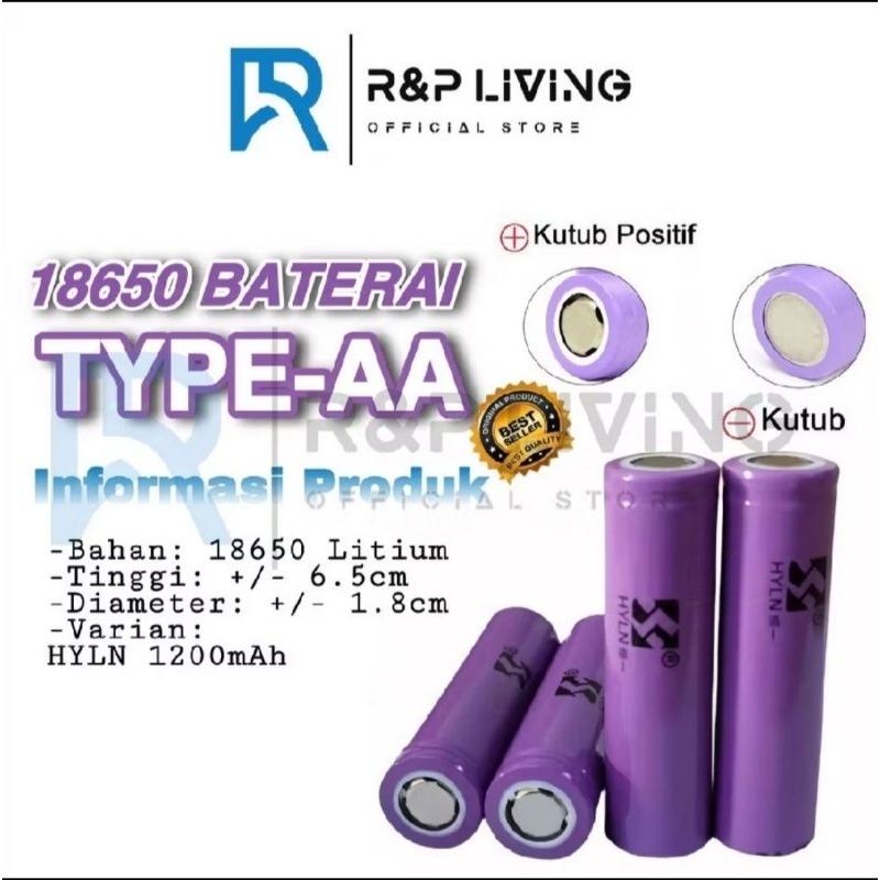 18650 baterai litium bisa di cas ulang