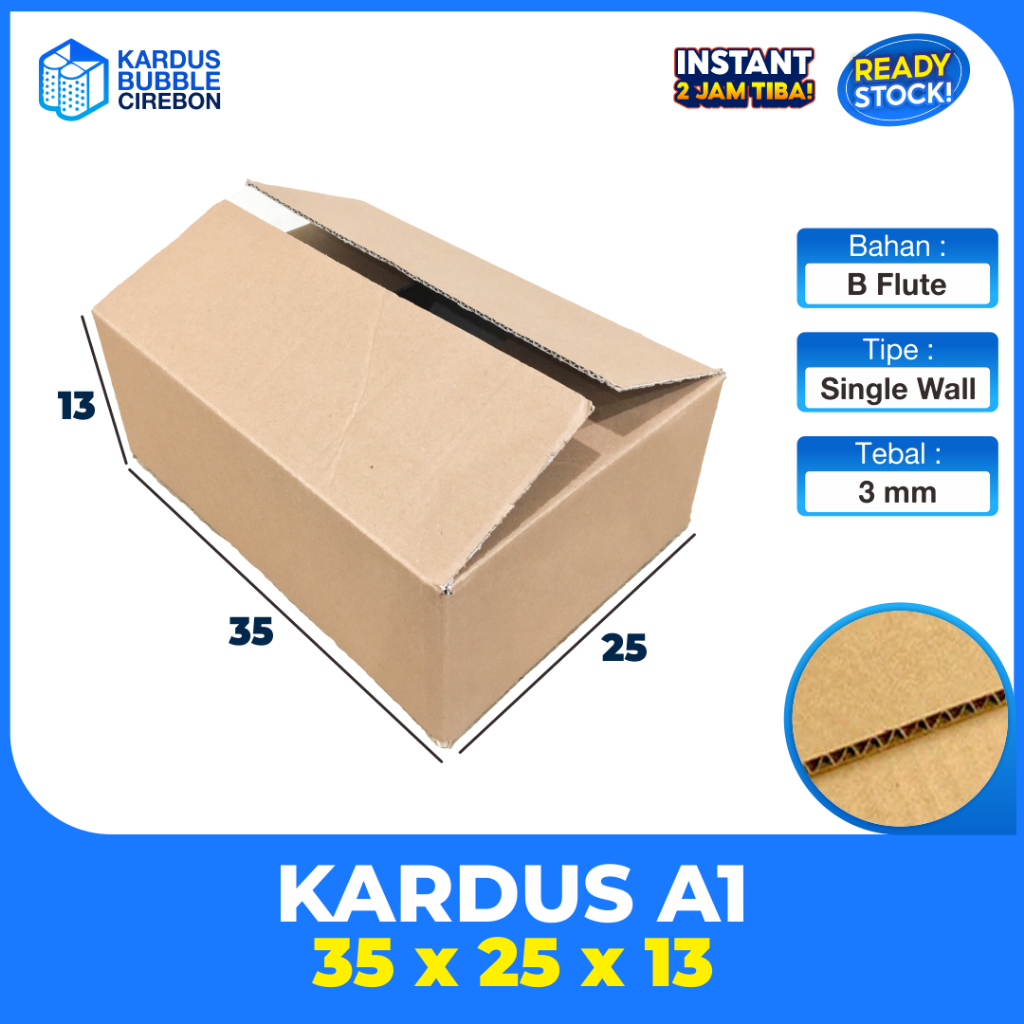 

Kardus Box Karton Kotak Dus 35 x 25 x 13 cm 35x25x13 cm Packing laptop | notebook | tablet | tab