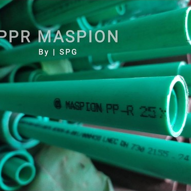 Pipa PPR Maspion 1/2" 20mm PN10 Water Pipe Panjang 6 Meter PPR Green