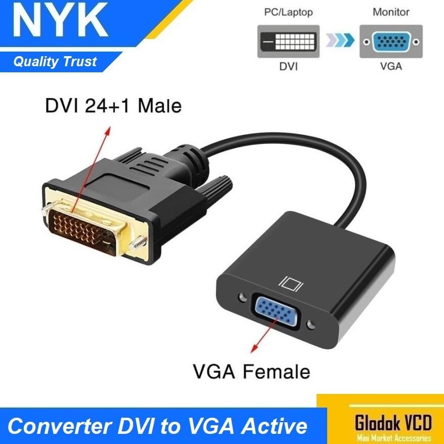 Converter DVI 24+1 to VGA Adapter ( Active )