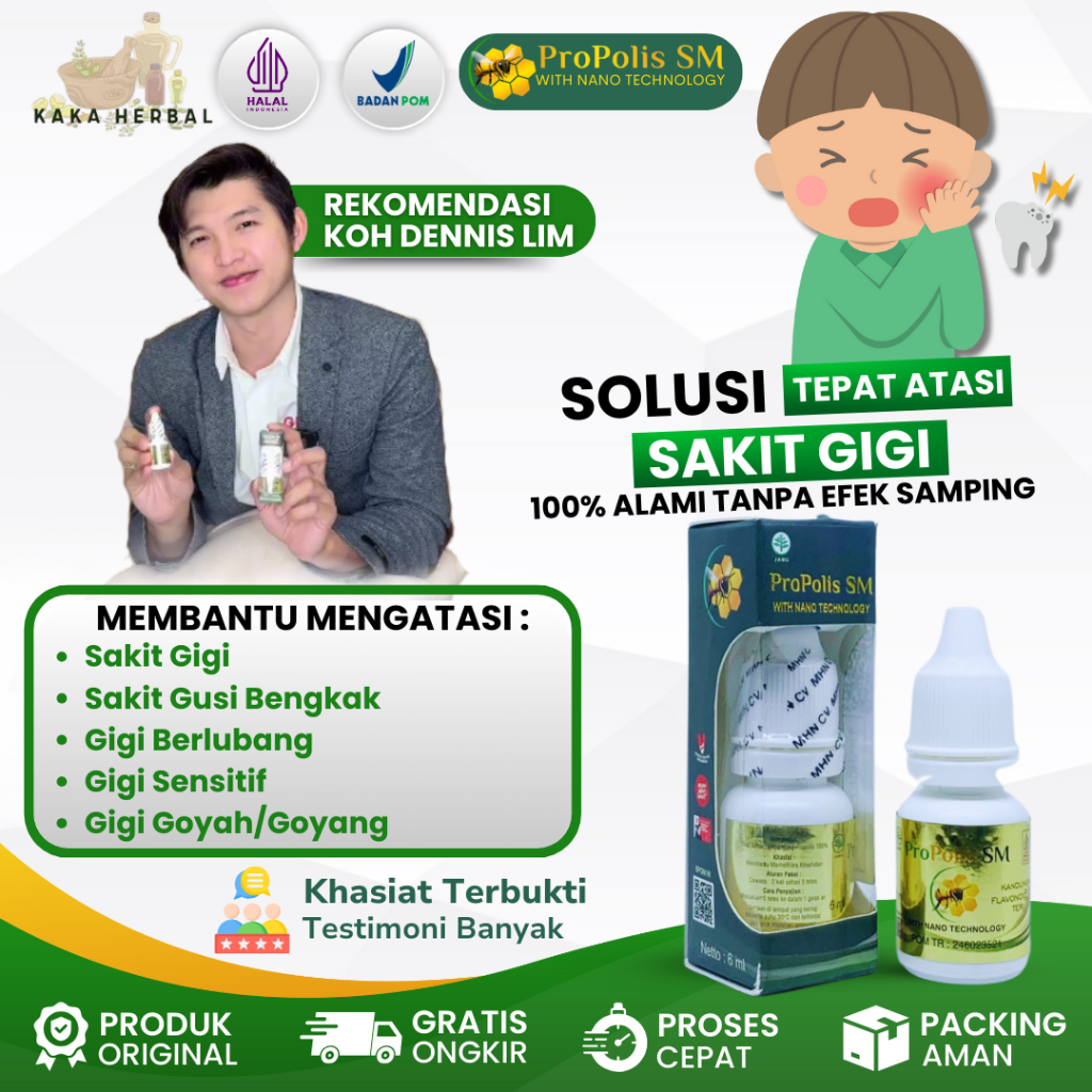 Obat Sakit Gigi Berlubang, Akar Gigi, Gigi Goyang Nyutnyutan, Resesi Gusi, Polip Gigi, Gusi Turun, G
