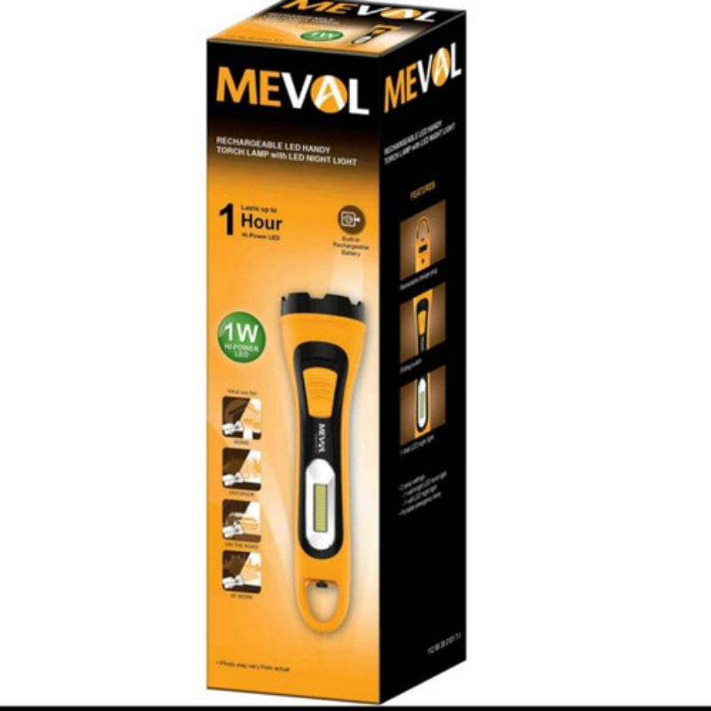 Meval Senter Led  MT3-01A (1 watt)