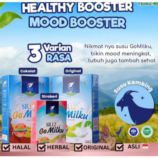 

SR12 GoMilku Susu Kambing Etawa Premium 600 gr
