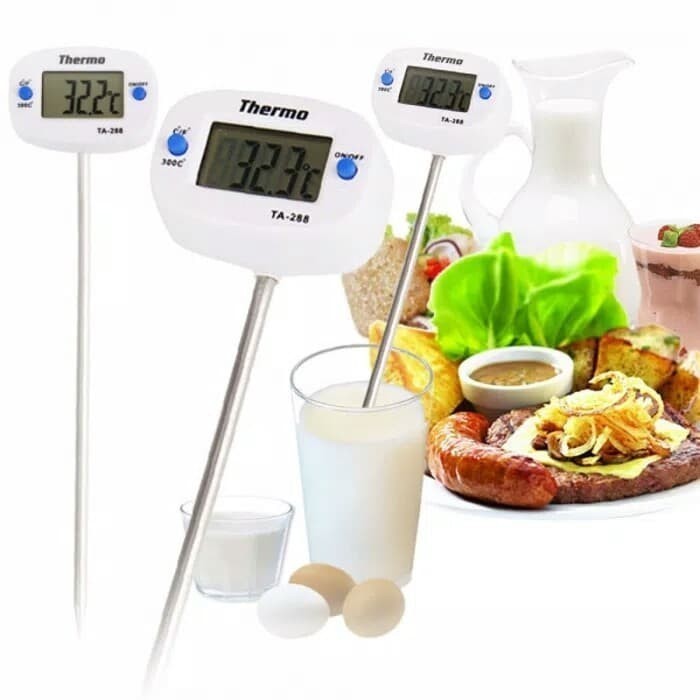 QG Termometer Digital Masak Suhu Air Kue kopi Dapur