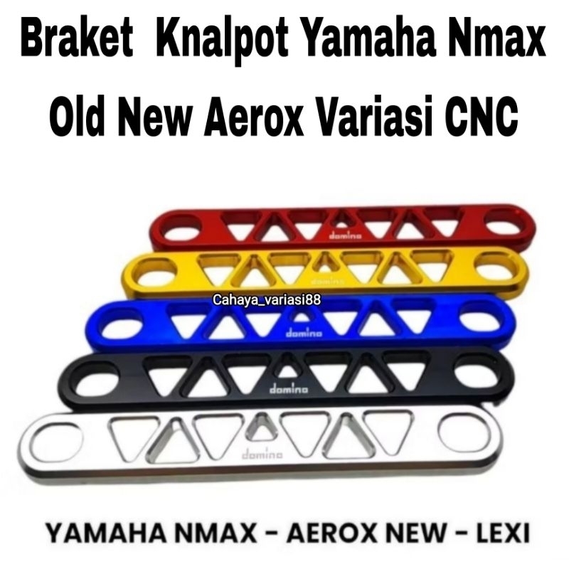 Braket  Knalpot Yamaha Nmax Old New Aerox Variasi CNC
