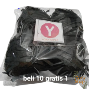 

kertas cacah / serut-parcel / shredded paper black 75gr