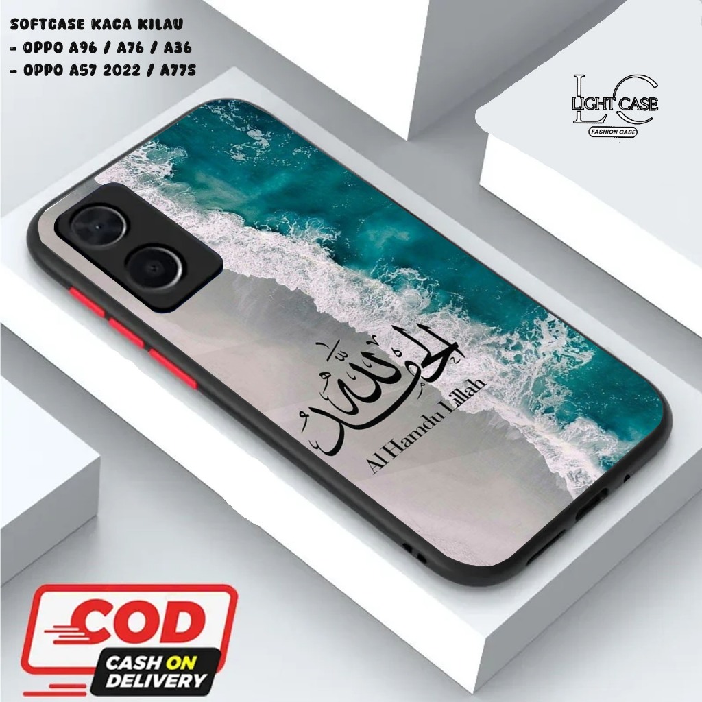 LIGHT CASE SOFTCASE GLOSSY (KACA KILAU) OPPO A96 / A76 / A36 || OPPO A57 2022 / A77S dan ALL TYPE SM