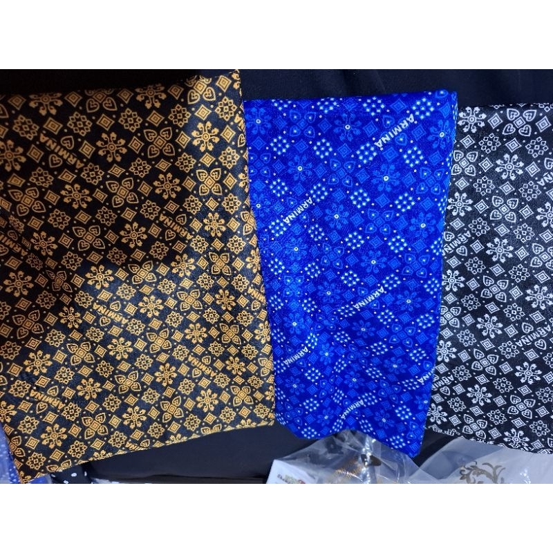 BATIK GOLD ARMINAREKA BATIK BIRU ARMINA BATIK HITAM ARMINA