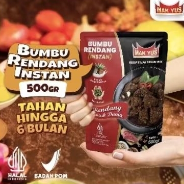 

Bumbu Rendang Instan Mak Yus Makanan khas payakumbuh sumatera barat
