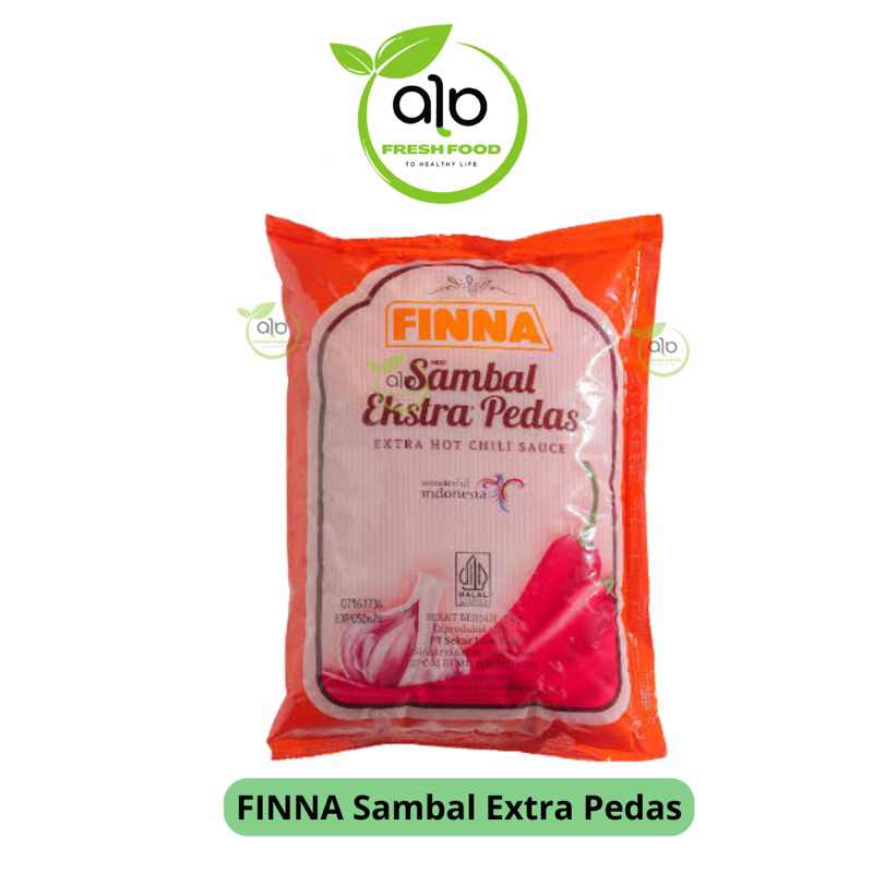 

Finna Sambal Ekstra Pedas ala Gacoan 1kg - ALO Fresh Food