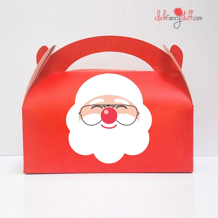 

10 pcs Goodie Bag Natal Kotak Kue Christmas gable box 20x10x8,3cm souvenir hampers paper bag Natal