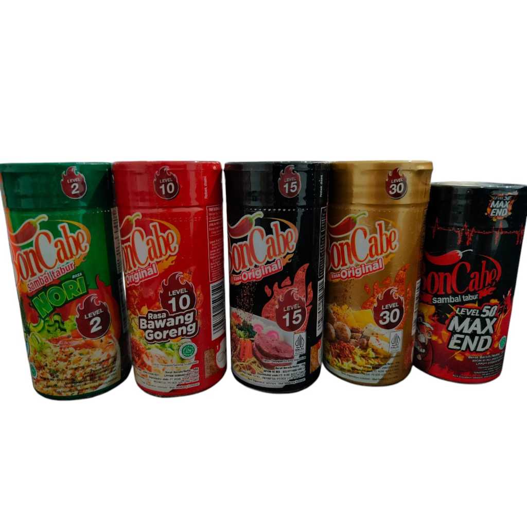 

BONCABE SAMBAL TABUR PRAKTIS/BERBAGAI VARIAN RASA DAN GRAMASI/BUBUK CABAI