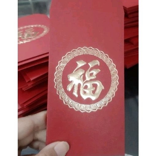 

AMPLOP MERAH FU HOKI IMLEK KEBERUNTUNGAN isi 5 pcs