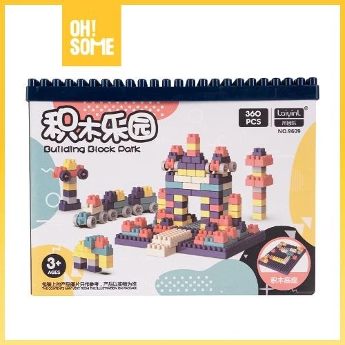 MERICA_ OHSOME - Mr. man 360pcs puzzle building blocks/Gift/ partikel berukuran besar/DIY/SNI