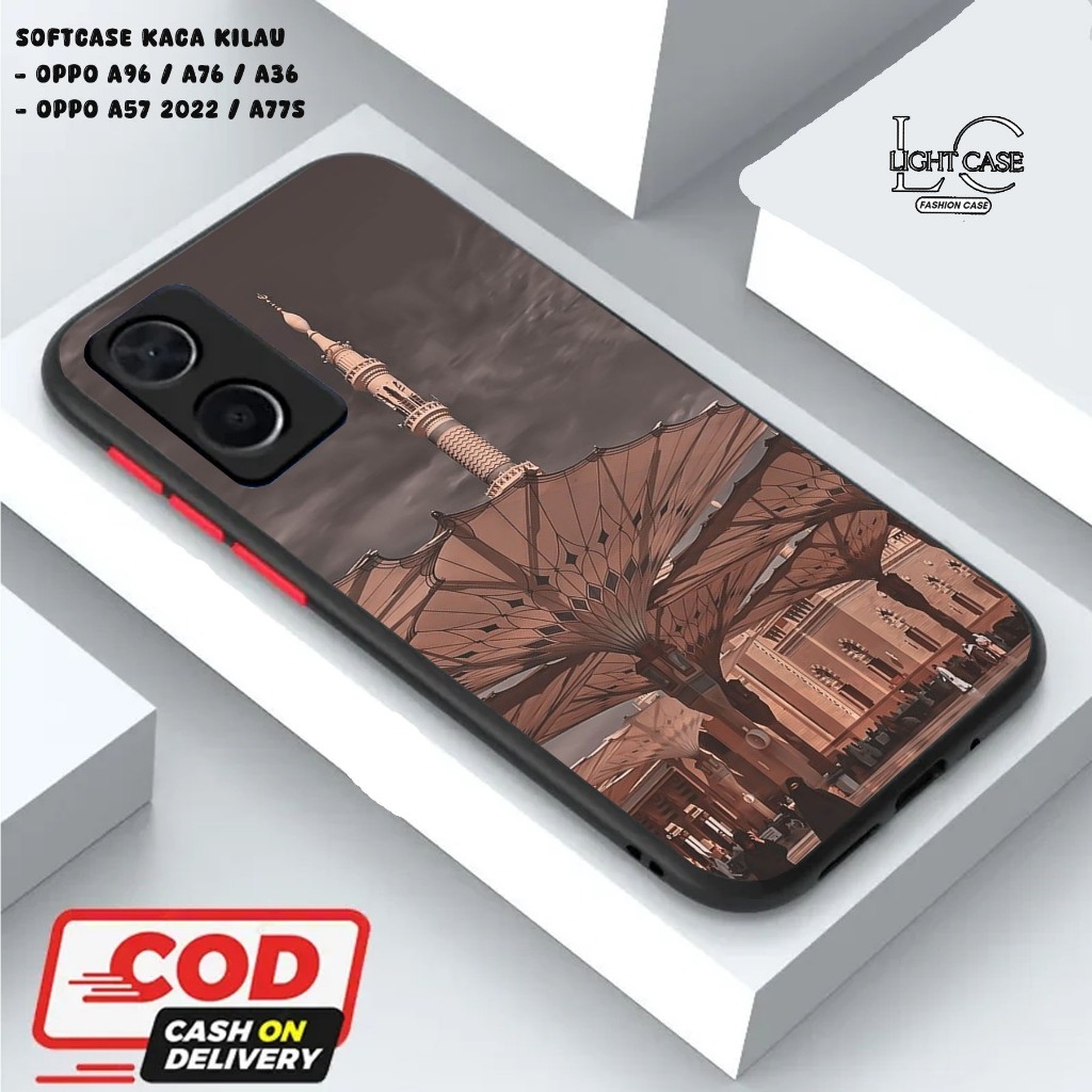 LIGHT CASE SOFTCASE GLOSSY (KACA KILAU) OPPO A96 / A76 / A36 || OPPO A57 2022 / A77S dan ALL TYPE SM