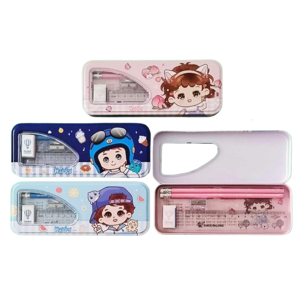

Kotak Pensil Kaleng Lucu Karakter B-560-01 / Tempat Pensil / Pencil Case Lucu Karakter B-560-01