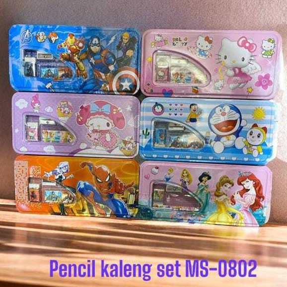 

Kotak Pensil Set MS-0802 / Tempat Pensil / Pencil Case Set MS-0802
