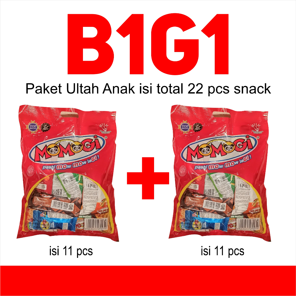 

[ B1G1 ] PAKET ULANG TAHUN MOMOGI FUN SNACK 120 GR | HADIAH ULANG TAHUN | ISI 11 PCS | PROMO | MURAH | BERKUALITAS | SEHAT | ENAK | HIGH QUALITY | EXCLUSIVE | SNACK