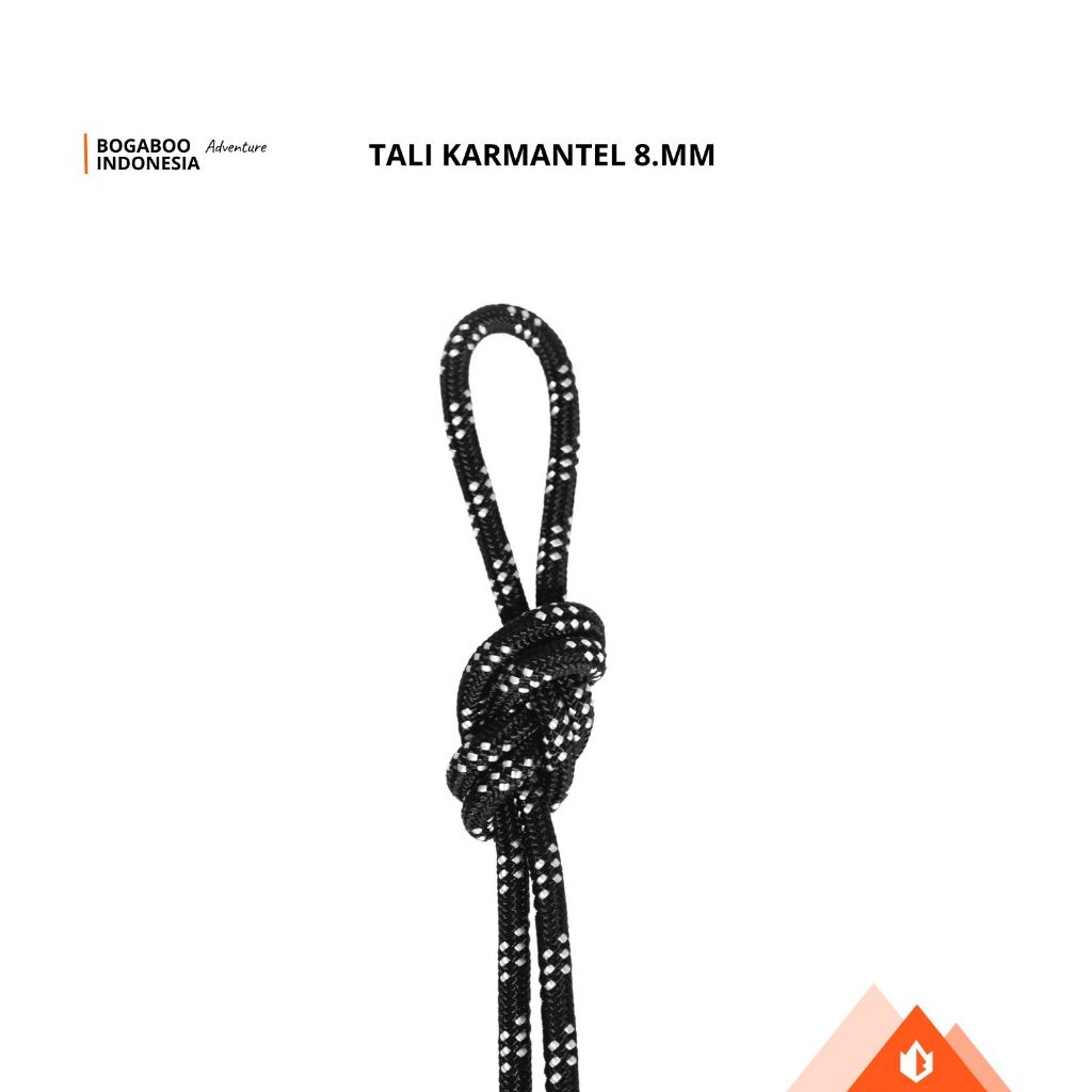 TALI PERUSIK / prusik 8 MM per meter MAX 1 TON BEBAN - Tali gelang - tali tenda outdoor - tali perus