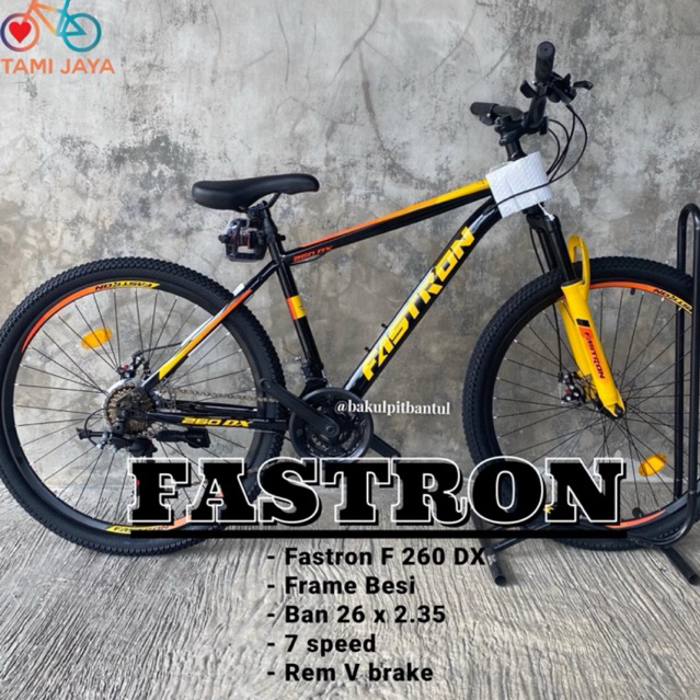 Sepeda Anak cowok Dewasa Gunung MTB ring 26 Fastron F 260 DX | Sepeda Gunung Fastron ukuran 26 inch 