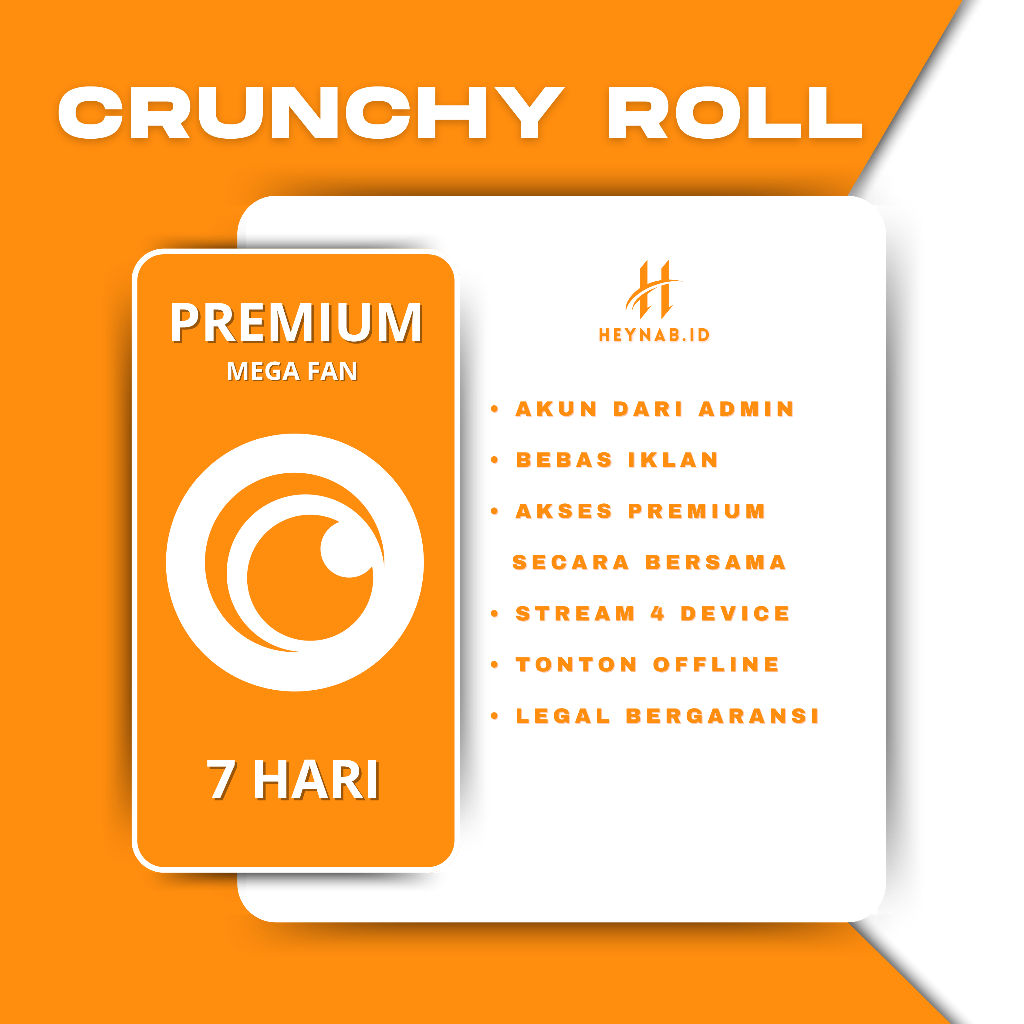 [PROMO] CRUNCHYROLL MEGA FAN  PREMIUM TERMURAH