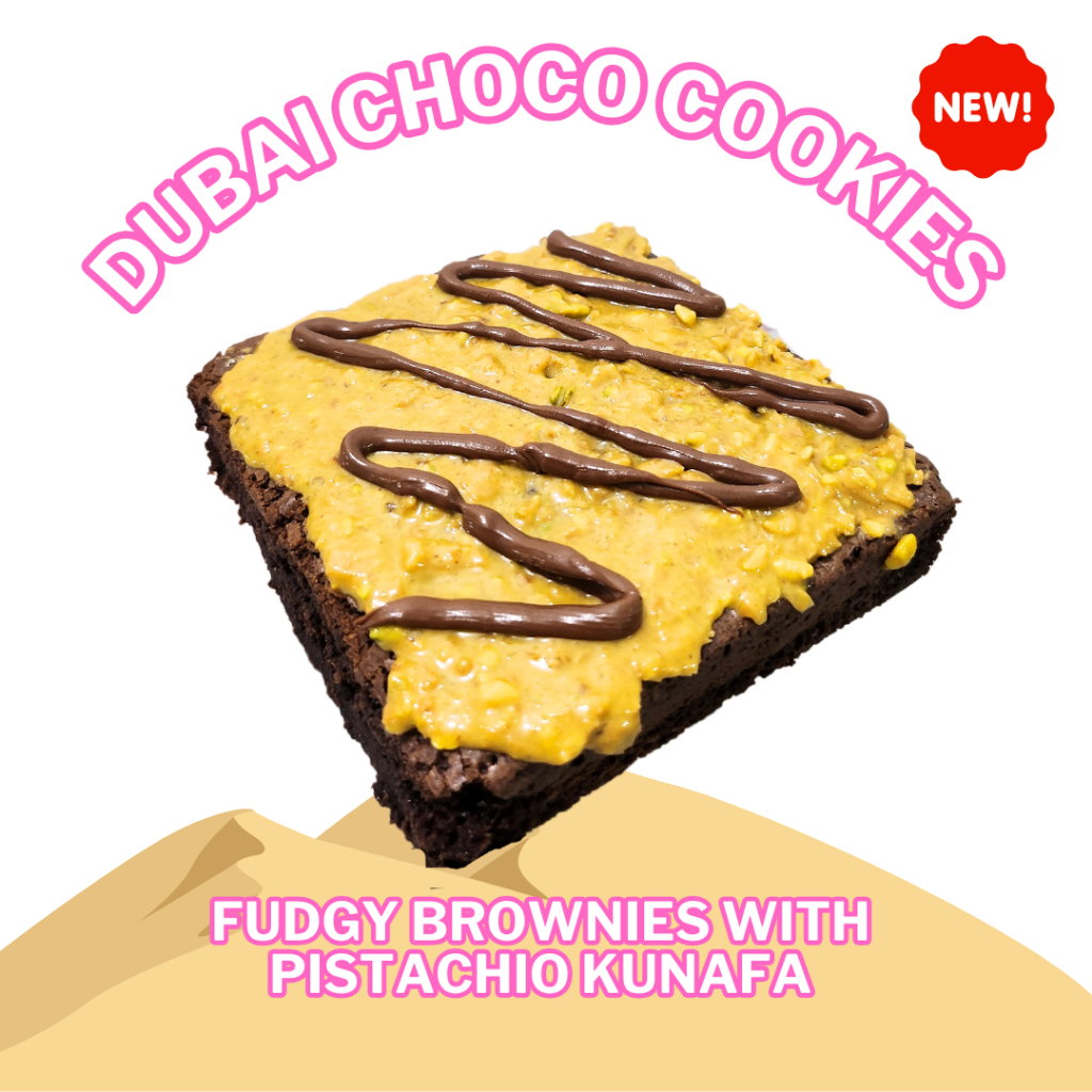 

Kolacica Brownies Dubai Chocolate Pistachio Kunafa