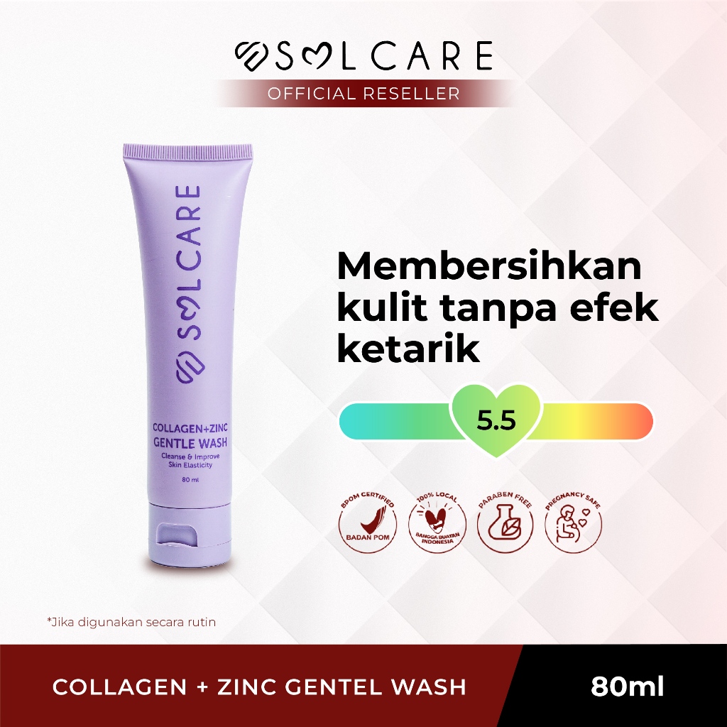 Solcare Collagen + Zinc Gentle Wash