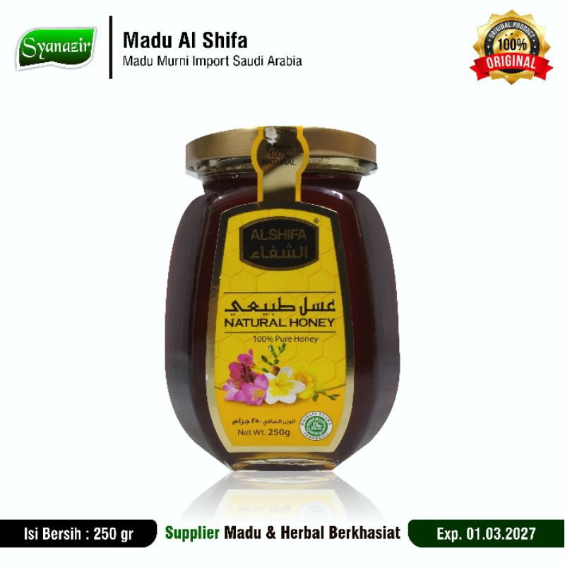 

ALSHIFA - Madu Al Shifa Asli Original Natural Honey 250 gr