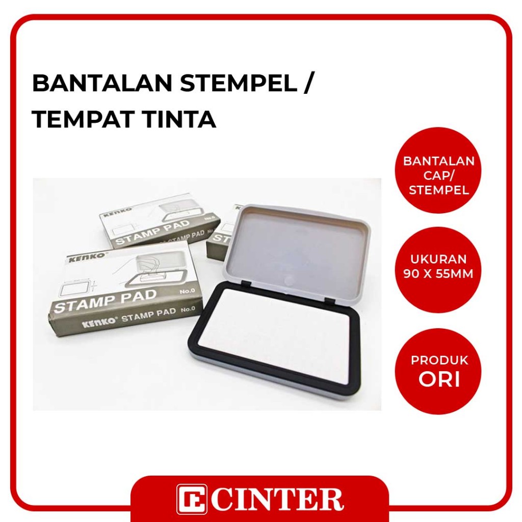 

KENKO - BANTALAN STEMPEL / TEMPAT TINTA / BAK STAMP / STAMP PAD NO. 0