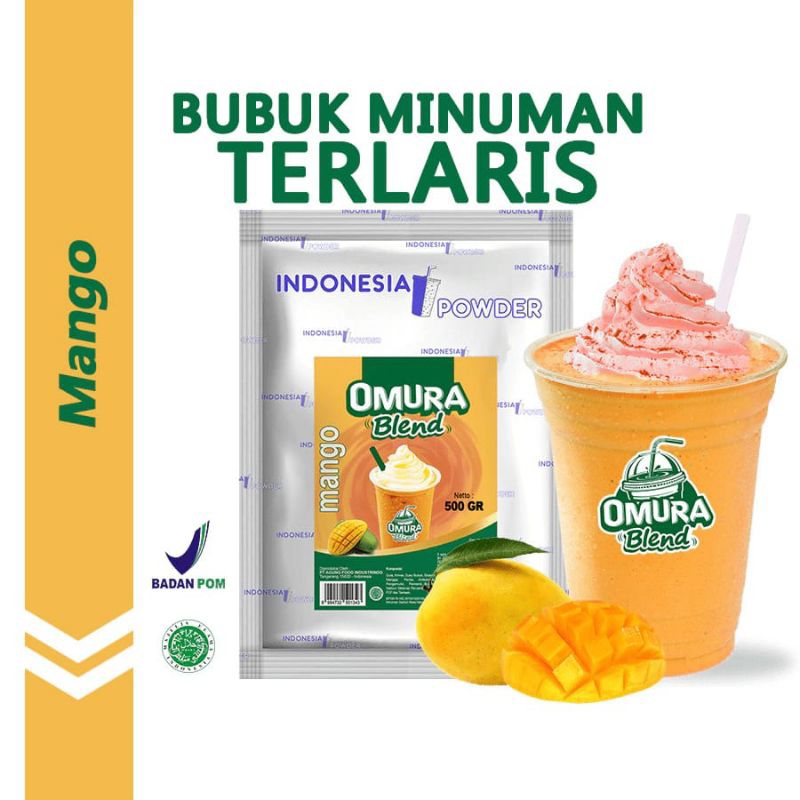 

Rasa Mangga 1000 Gr | Bubuk Minuman Kekinian | Omura Blend |