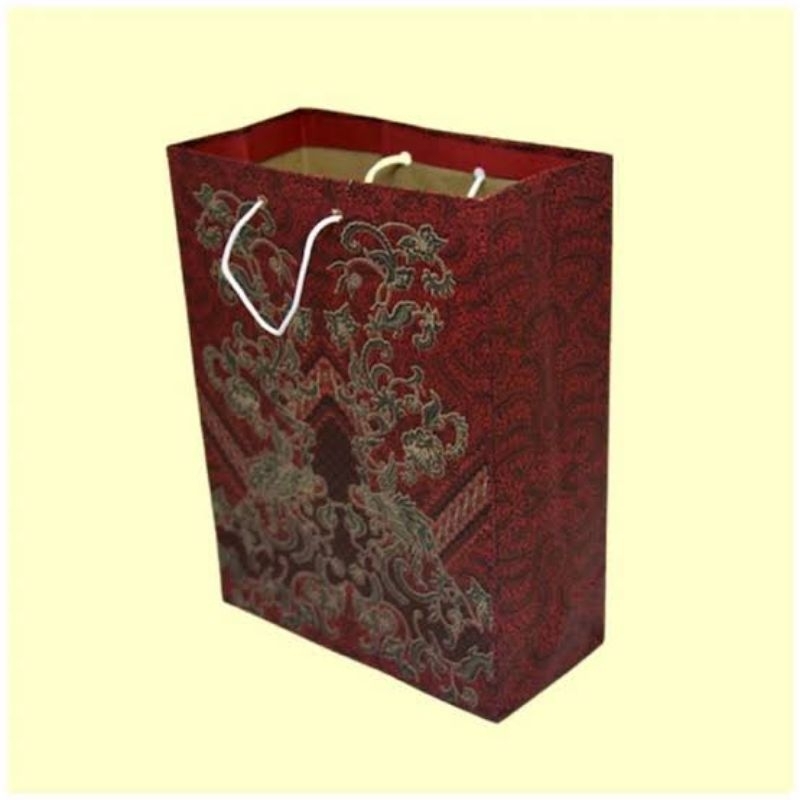 

[LUSIN] PAPERBAG BATIK UKURAN 20x25x11 / PAPER BAG M BATIK 20 X 25 X 11 / TAS HANDLE C BATIK