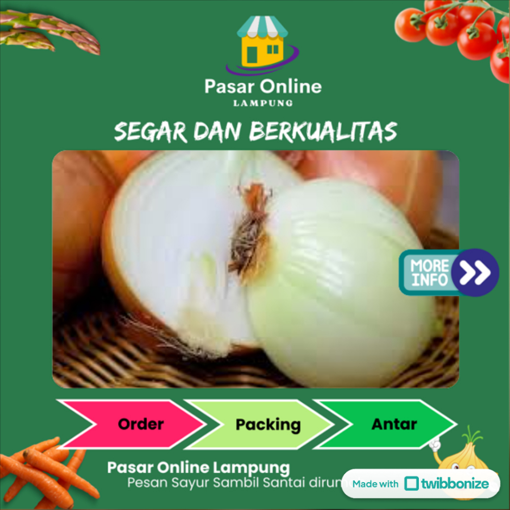 

Bawang Bombai 1 Pcs - Pasar Online Lampung