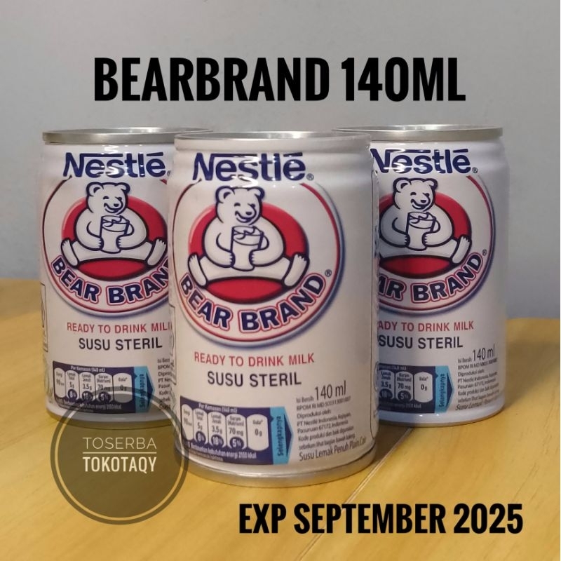 

TERMURAH SUSU BEAR BRANDD 140ML EXP 2025 SEPTEMBER / SUSU BERUANG / SUSU STERIL