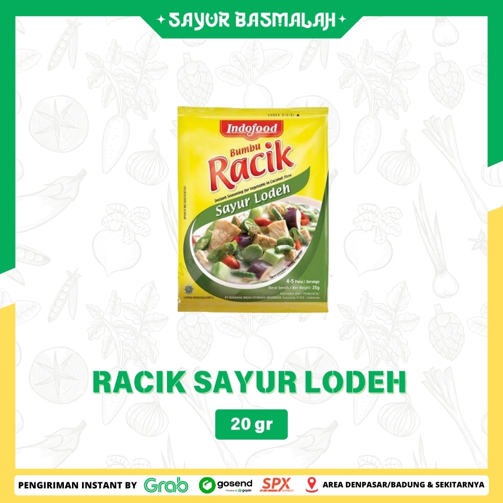 

Racik Sayur Lodeh 20g - Sayur Basmlah