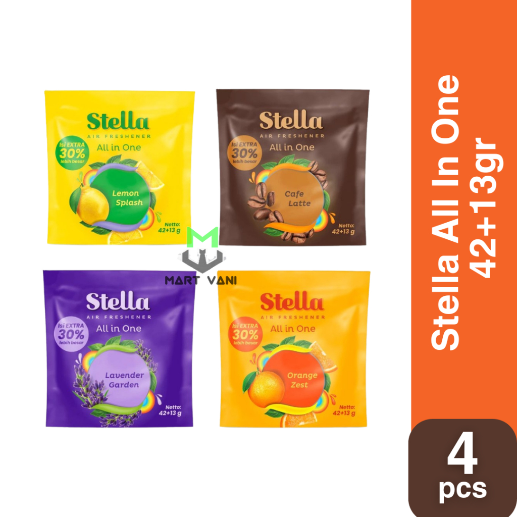 Stella All In One 42+13gr BELI 3 GRATIS 1 - Pengharum Ruangan