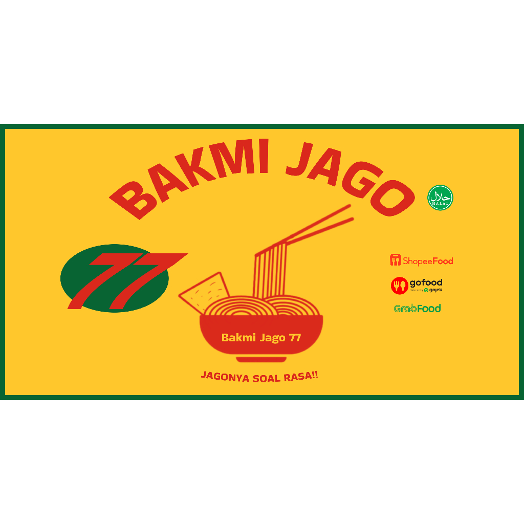 

[Grosir 100 pcs] Mie Ayam Bangka - Bakmi Jago 77 - Bakmi Bangka - Mie Ayam Instan - Bakmi Instan - Bakmi Jago77