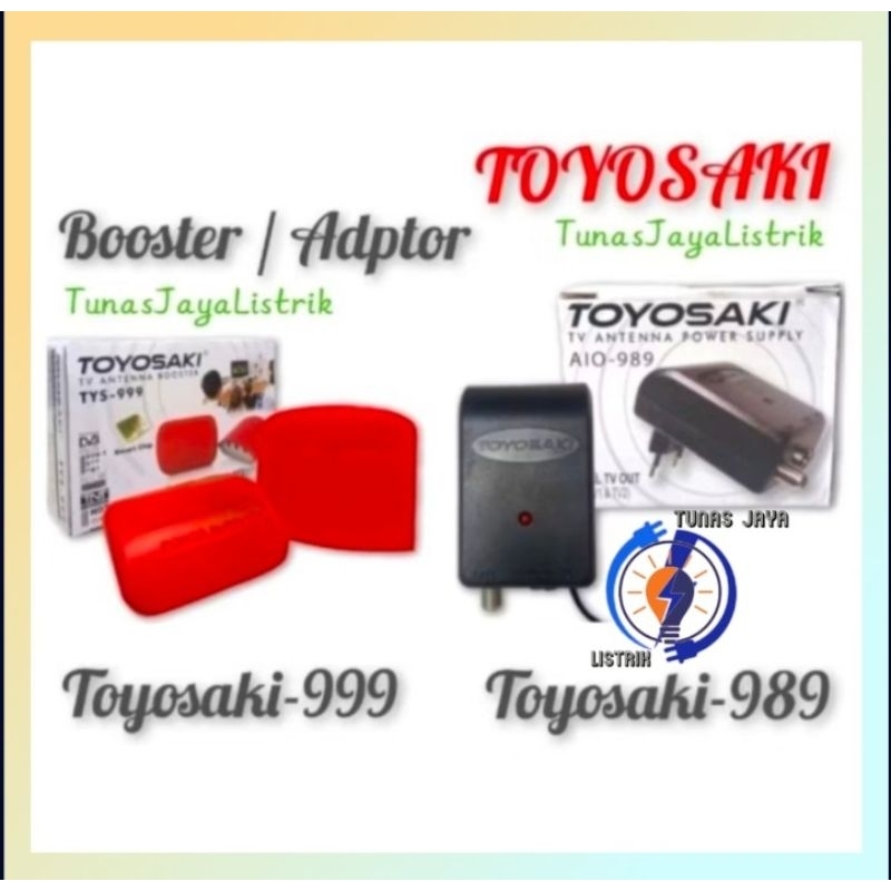 Booster Antena TV tys-999 TOYOSAKI / TV tys-989 TOYOSAKI Booster Antena TV Bagus