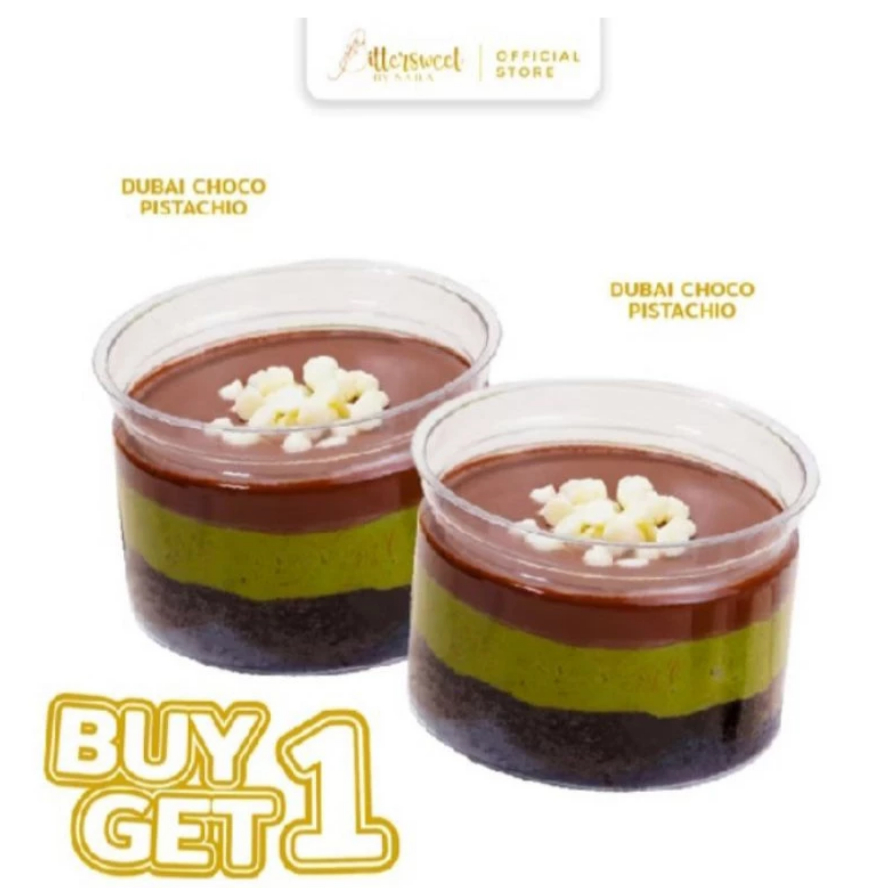 

[ READY ] BITTERSWEET BY NAJLA - BUY 1 GET 1 DUBAI CHOCO PISTACHIO