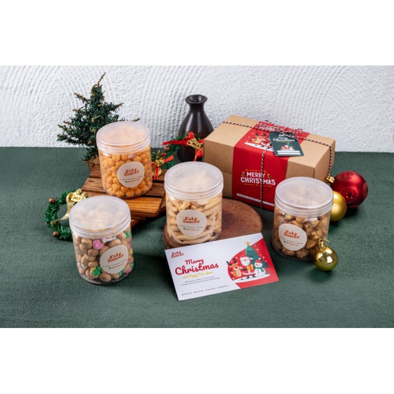 

Christmas Hampers Kuka Snacks Isi 2 Toples / Hampers Natal / Bingkisan / Parcel / Gift Box