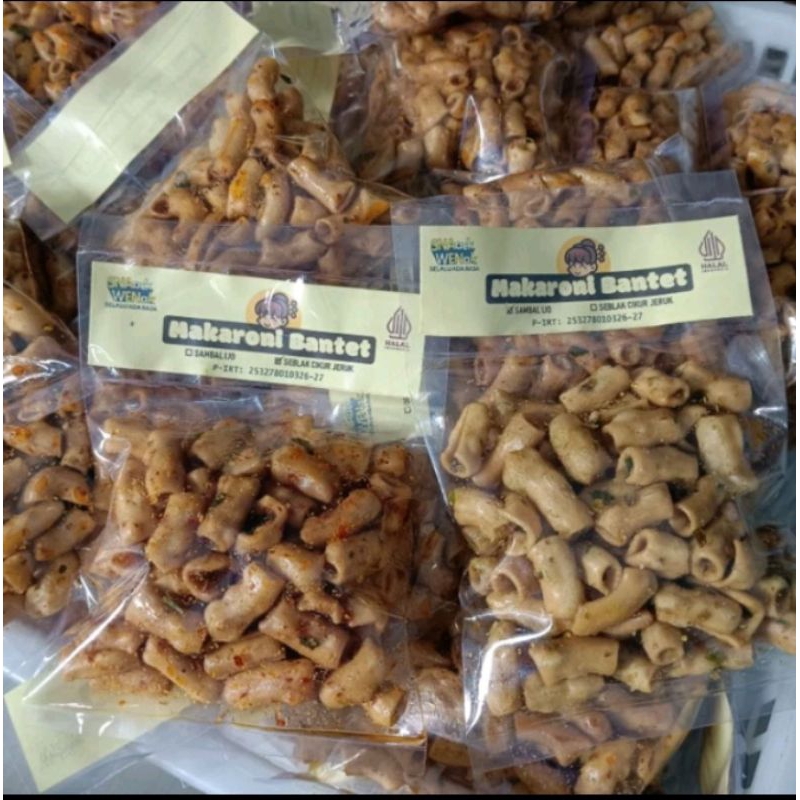 

makaronibantet paket 5 picis isi 65 g beli 50 gratis 2 /cemilan/snack/makananringan