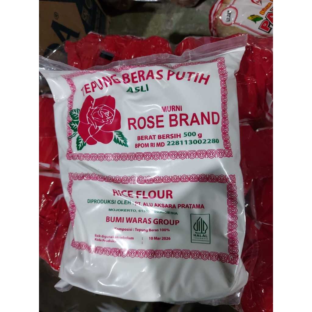 

Tepung Beras Rose Brand 500gram