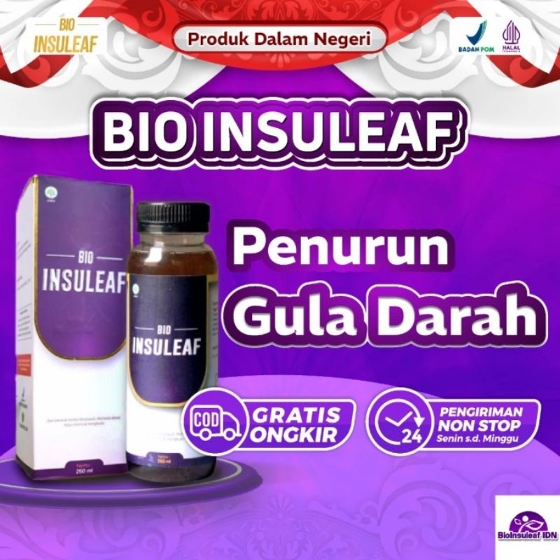 

Bio Insuleaf Obat Herbal Original - Atasi Kencing Manis Diabetes Gula Darah Tinggi 250ml