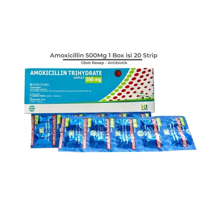 Amoxilin 1 box 20 Lembar