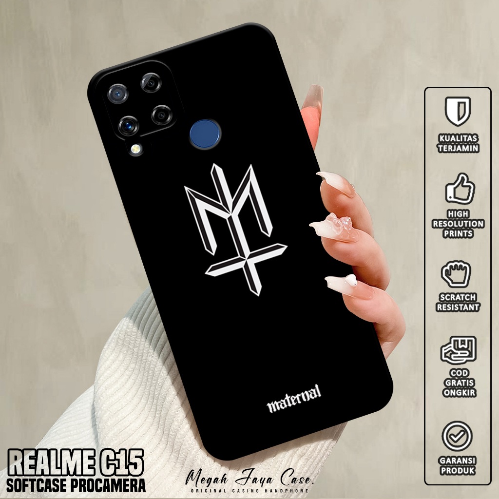 Case REALME C15 - Softcase Hp REALME C15 Motif MTRNL - Silikon Hp REALME C15 - Kondom Hp REALME C15 