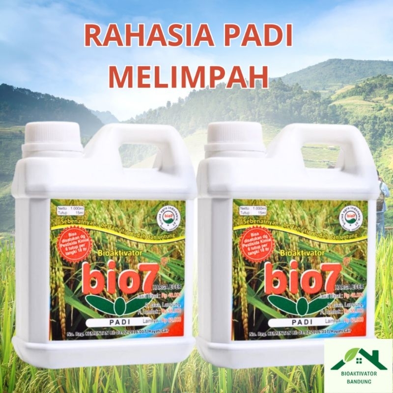 PUPUK BIO AKTIVATOR BIO 7 UNTUK PADI 1 LITER