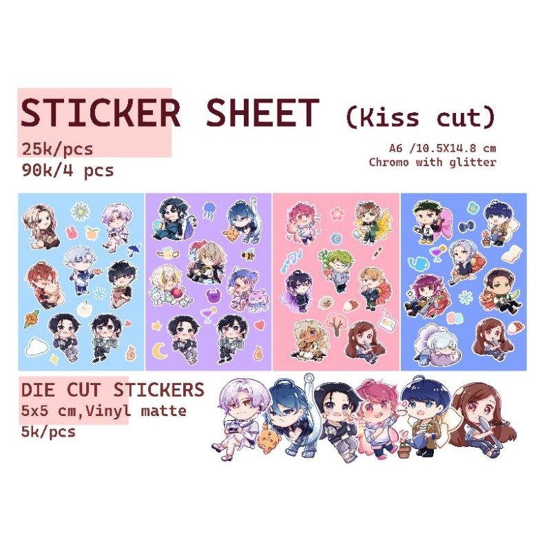 

Aftersale Fanmerch CF19 sticker DIECUT (satuan) A3 & 18trip