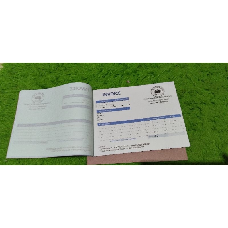 

nota custom ukuran 1/2 folio 20x16cm