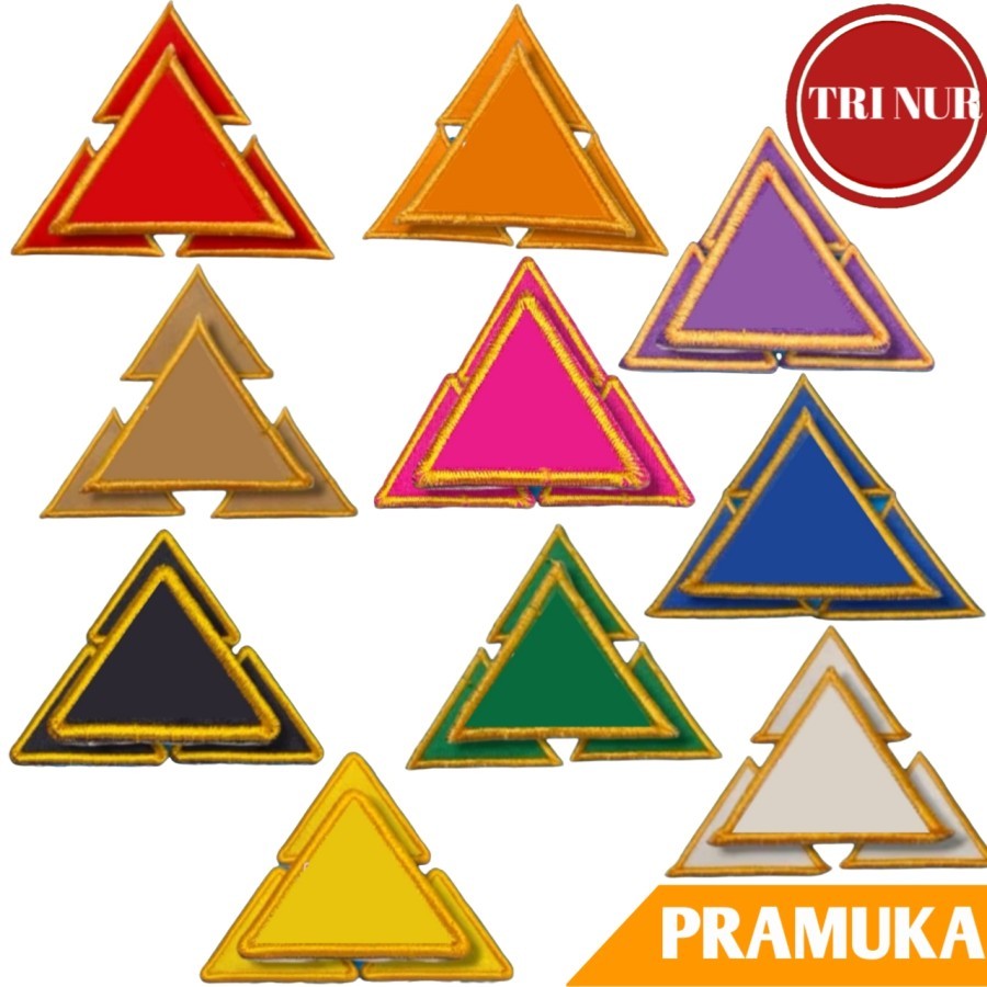 Tanda Barung Pramuka Bordir / Bed Barung Pramuka