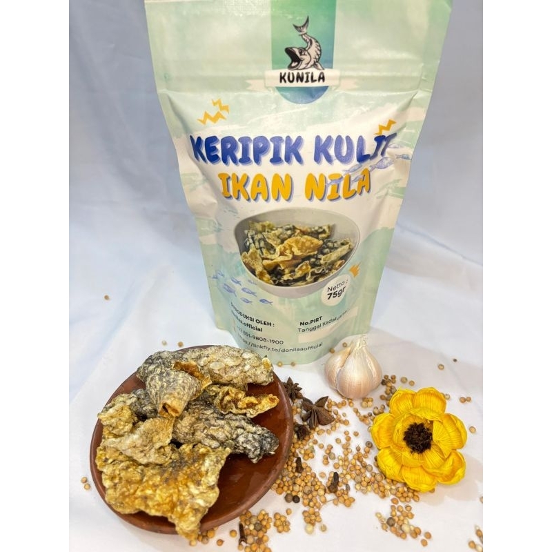 

Keripik Kulit Ikan Nila Original 60 gr Enak Maknyuss by Donilaa